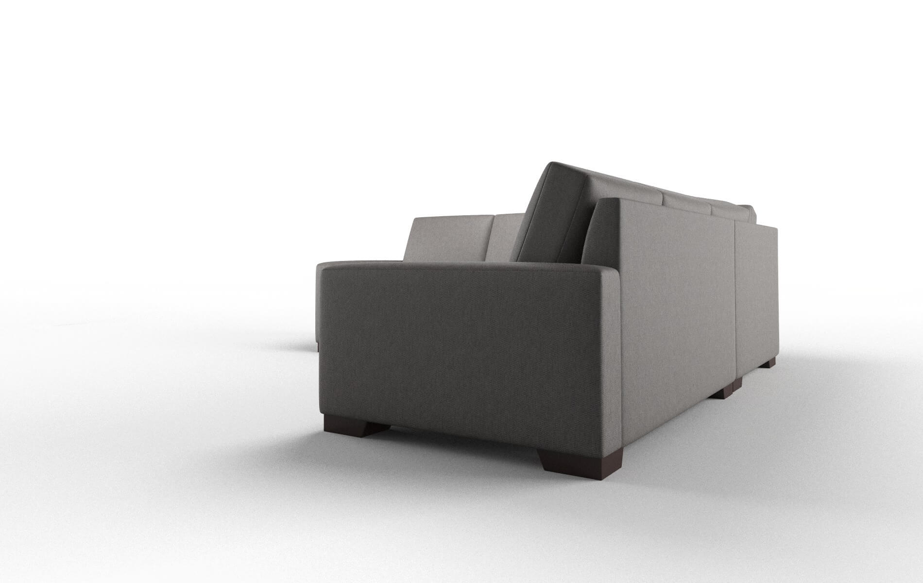 Luxe Sectional - Cosmo Charcoal