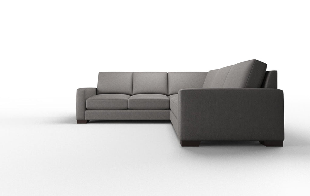 Luxe Sectional - Cosmo Charcoal