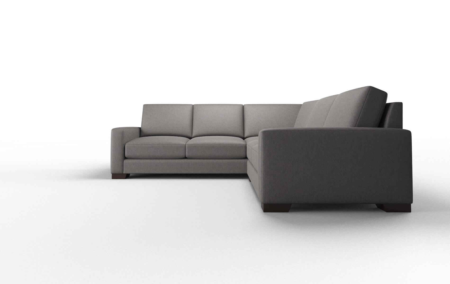 Luxe Sectional - Cosmo Charcoal