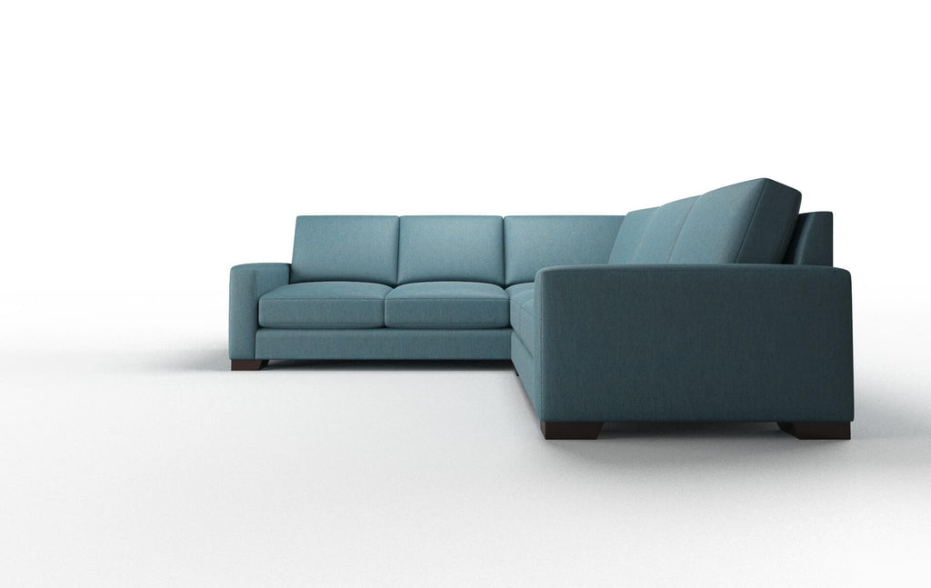 Luxe Sectional - Cosmo Teal