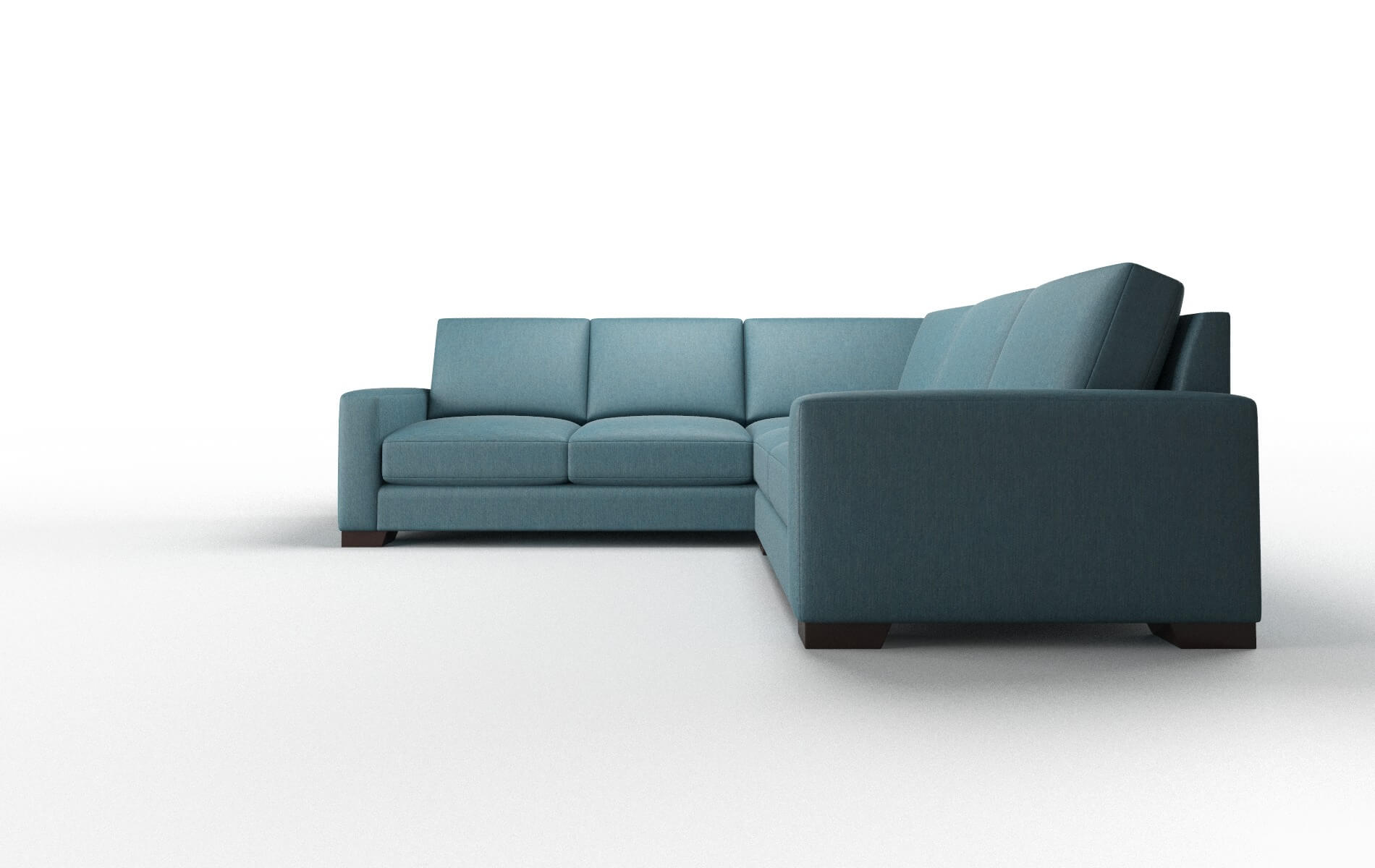 Luxe Sectional - Cosmo Teal