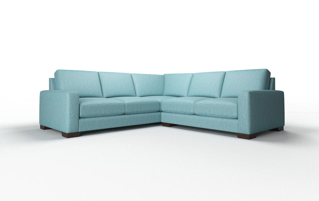 Luxe Sectional - Cosmo Turquoise