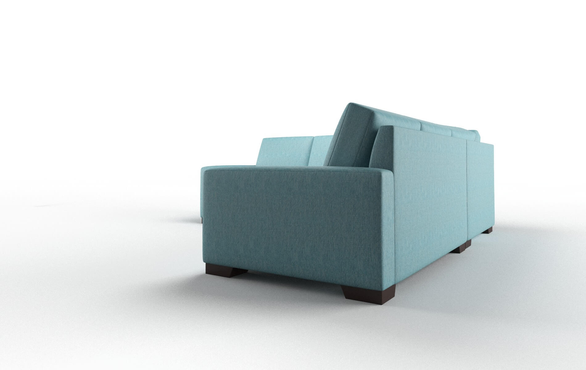 Luxe Sectional - Cosmo Turquoise