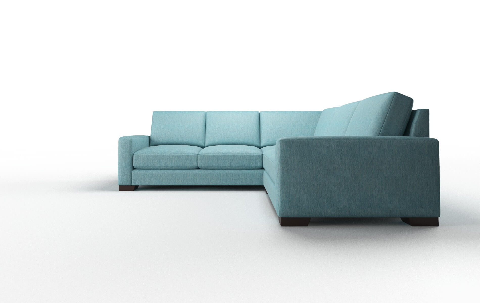 Luxe Sectional - Cosmo Turquoise