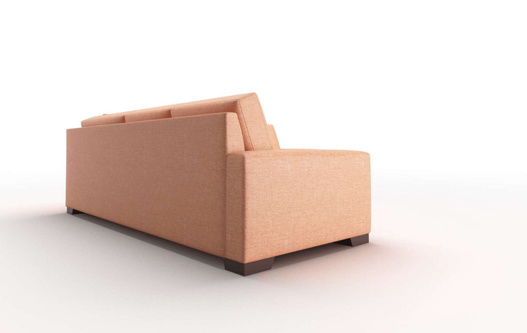 Luxe Sectional - Durham Tangerine