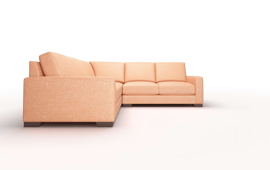 Luxe Sectional - Hepburn Appricot