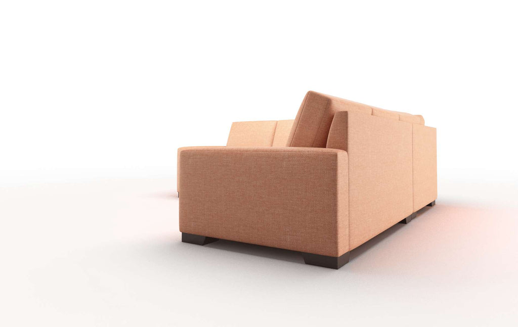 Luxe Sectional - Hepburn Appricot