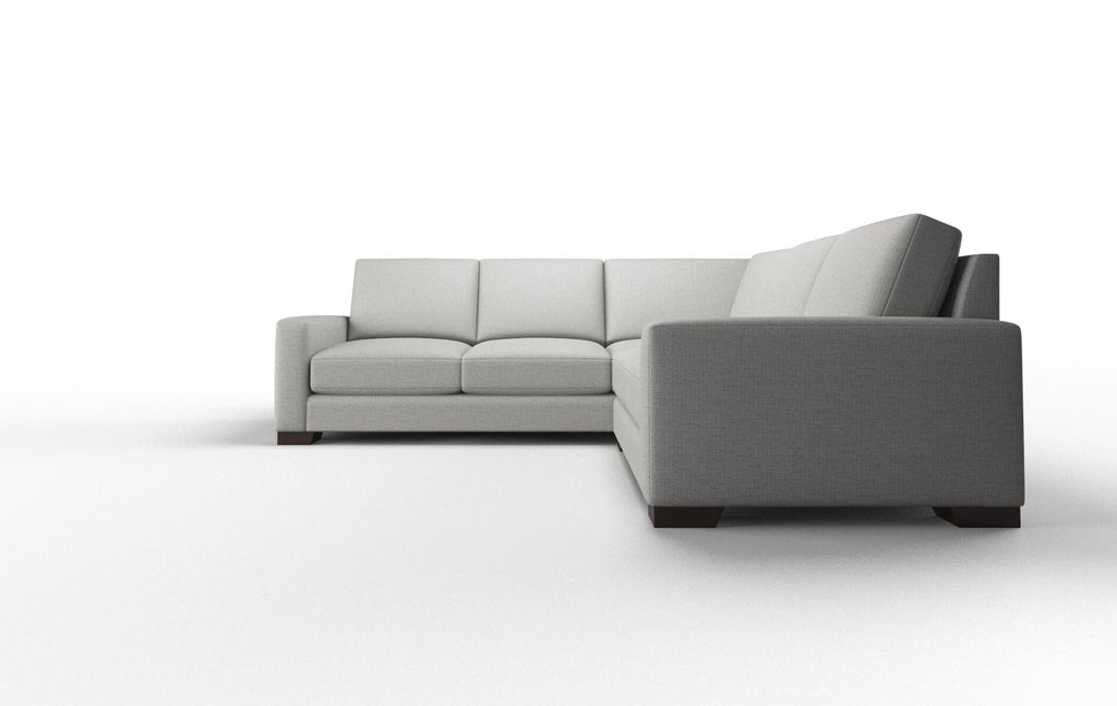 Luxe Sectional - Parker Silver
