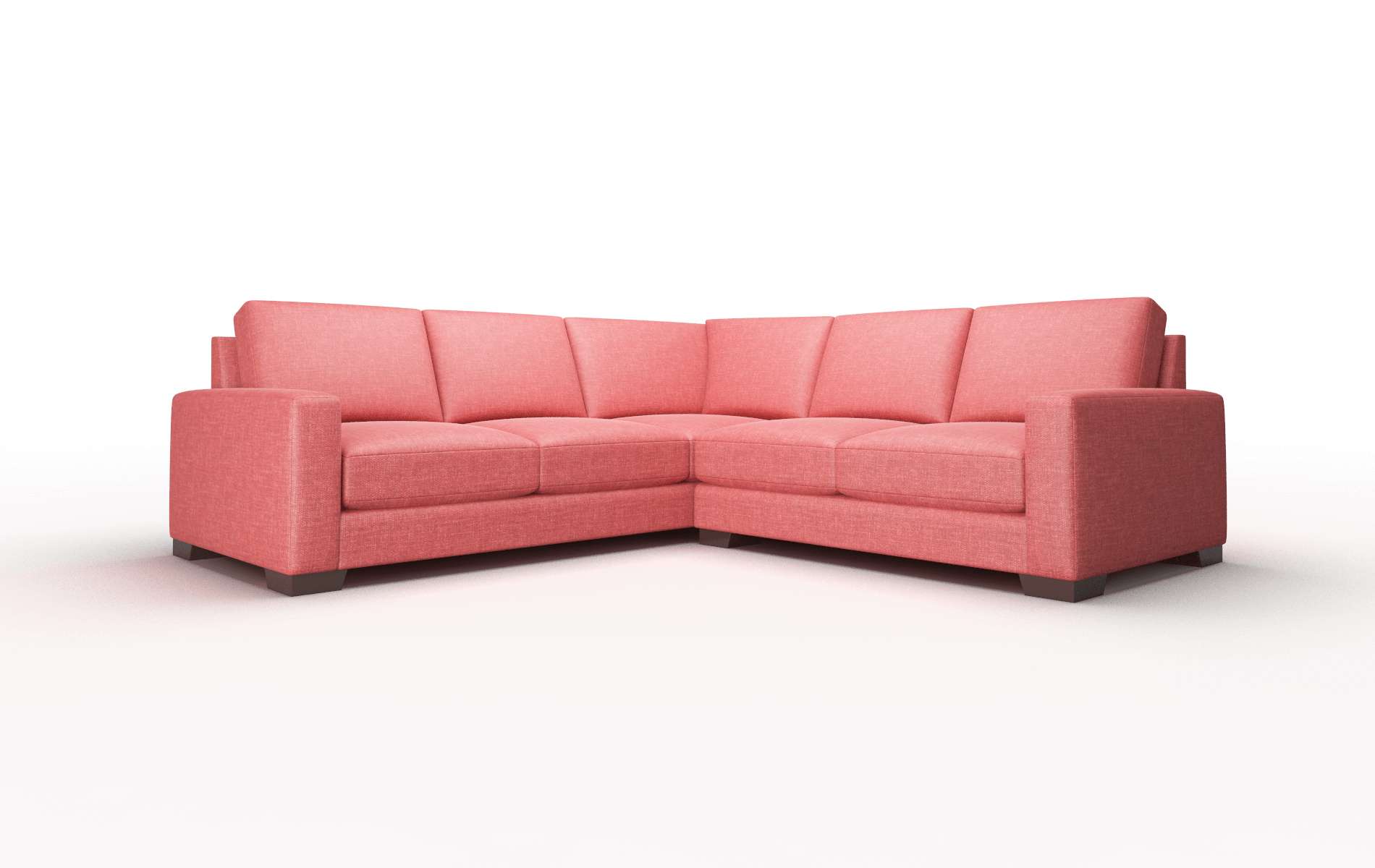 Luxe Sectional - Portland Berry