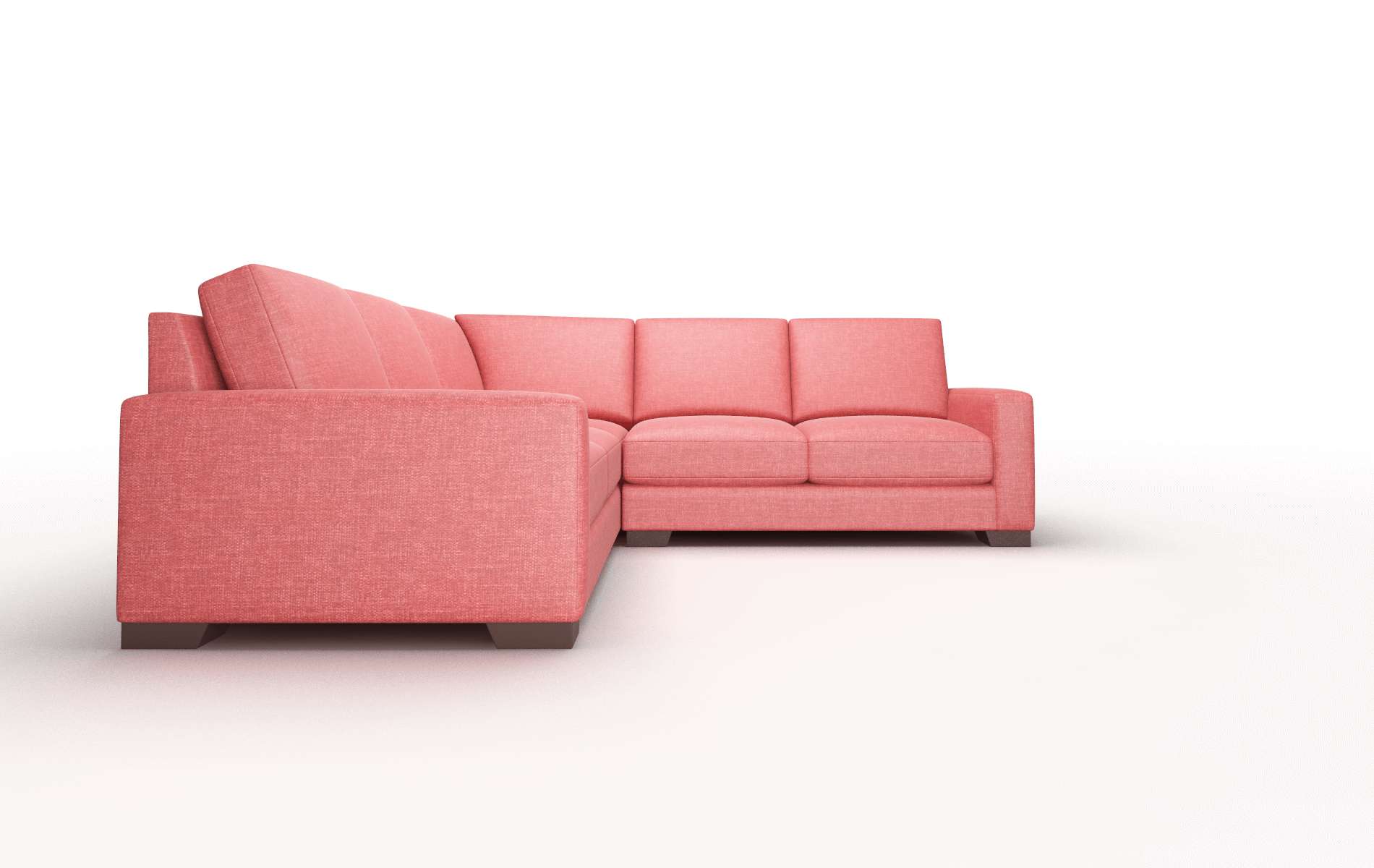 Luxe Sectional - Portland Berry