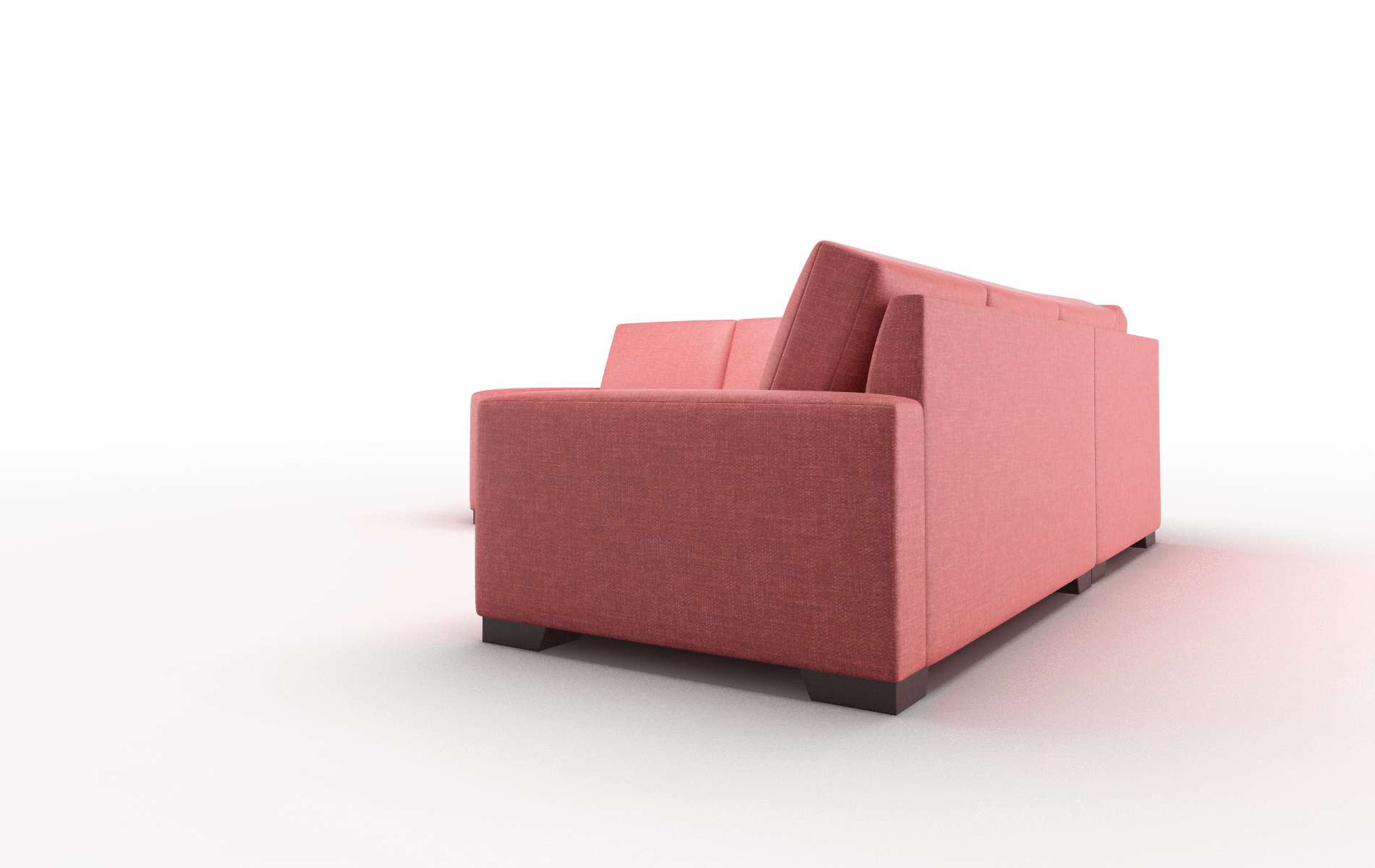 Luxe Sectional - Portland Berry