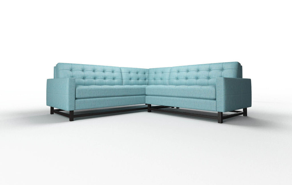 Marley Sectional - Cosmo Turquoise