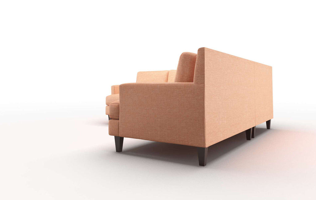 Miller Sectional - Durham Tangerine