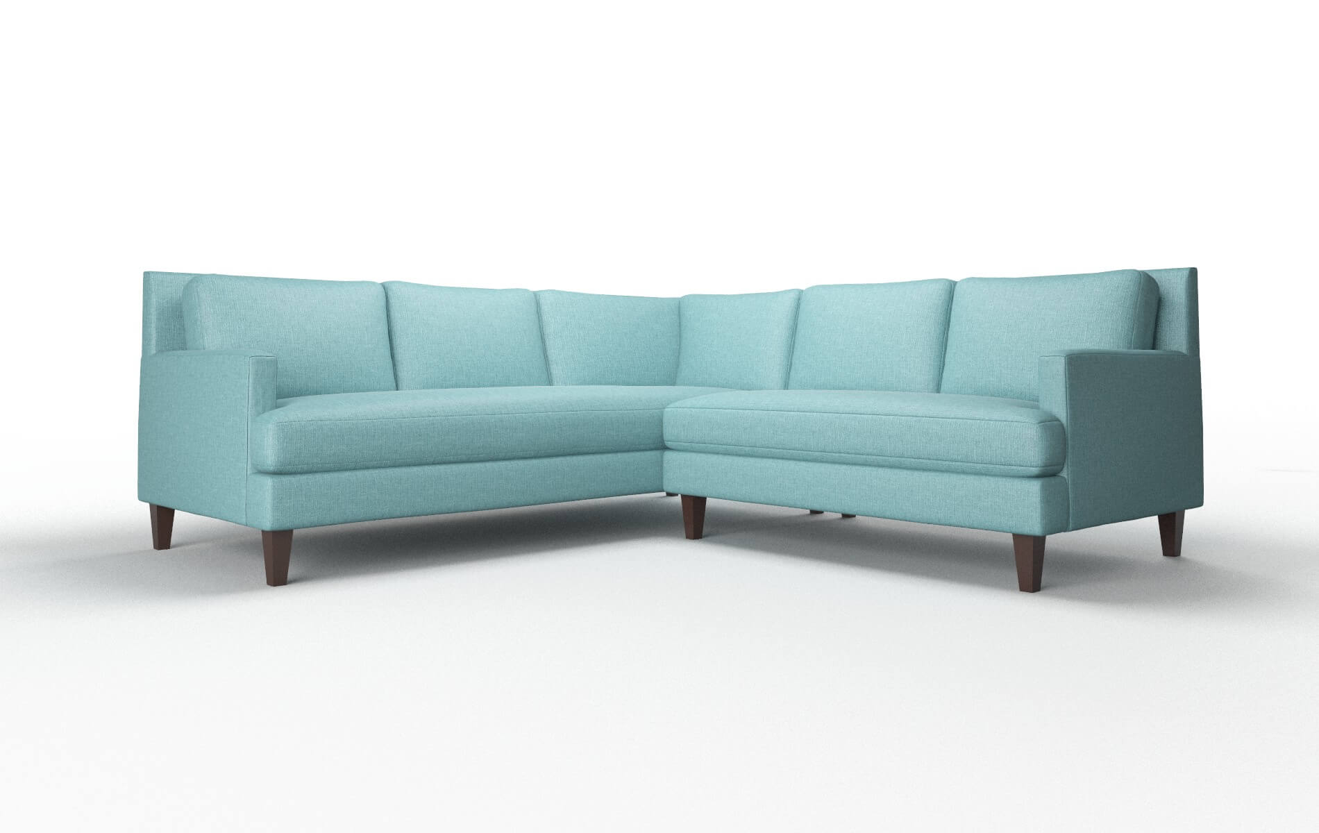 Miller Sectional - Parker Turquoise