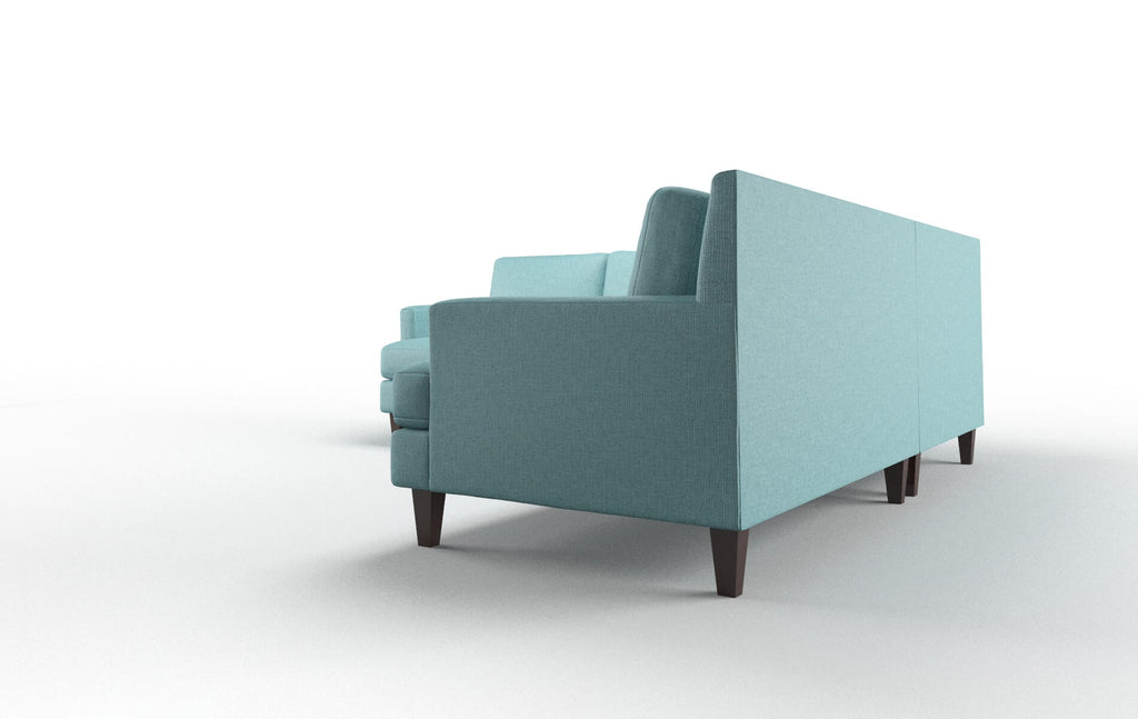 Miller Sectional - Parker Turquoise