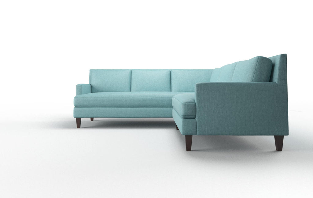 Miller Sectional - Parker Turquoise