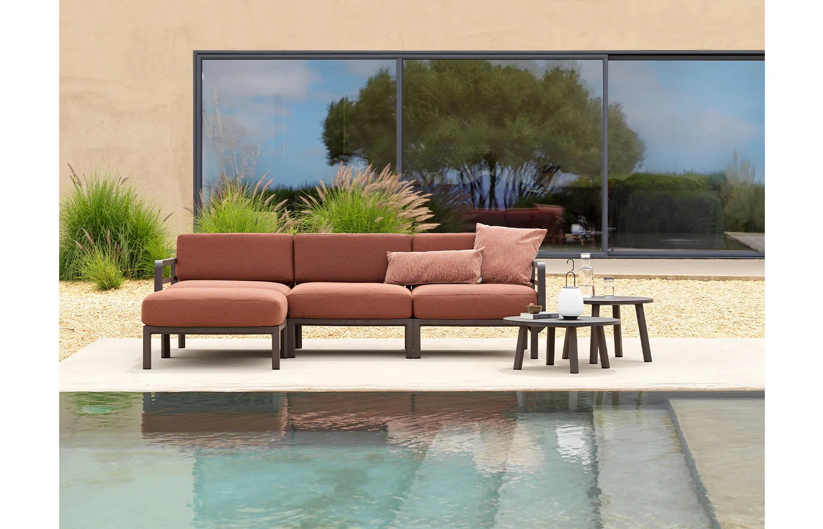Maximo 5 Pce Modular Sectional - Marine Grade Polymer - - Greathouse