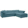 Maxwell Sectional - Cosmo Turquoise