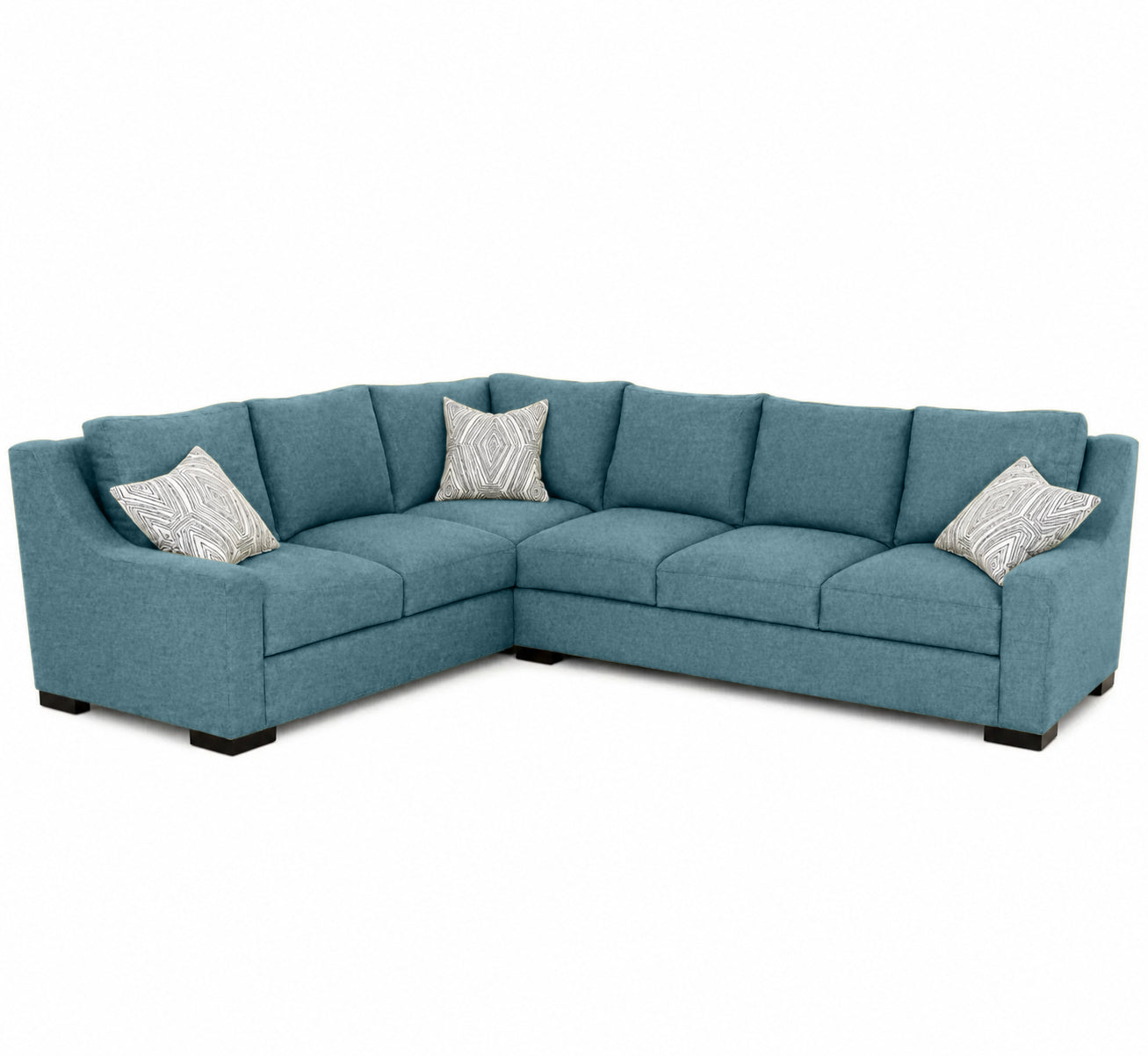 McRaney Sectional - Cosmo Turquoise