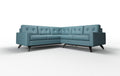 Muse Sectional - Cosmo Teal