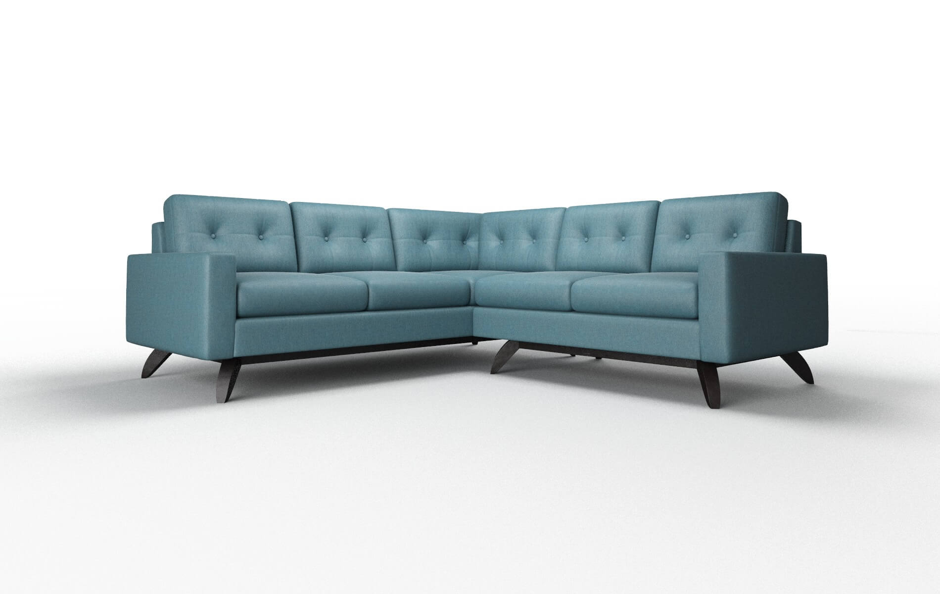 Muse Sectional - Cosmo Teal