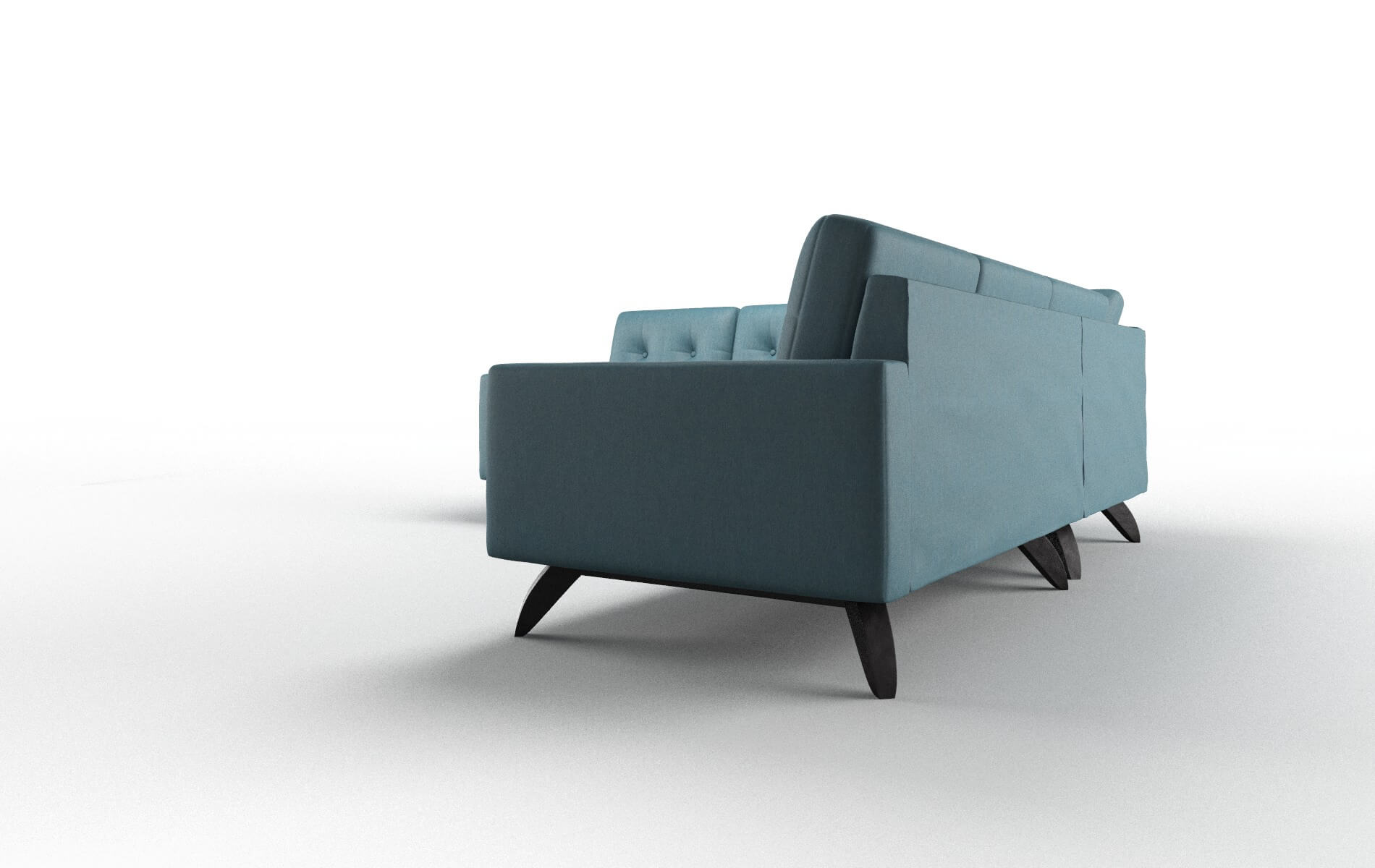 Muse Sectional - Cosmo Teal