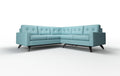 Muse Sectional - Cosmo Turquoise
