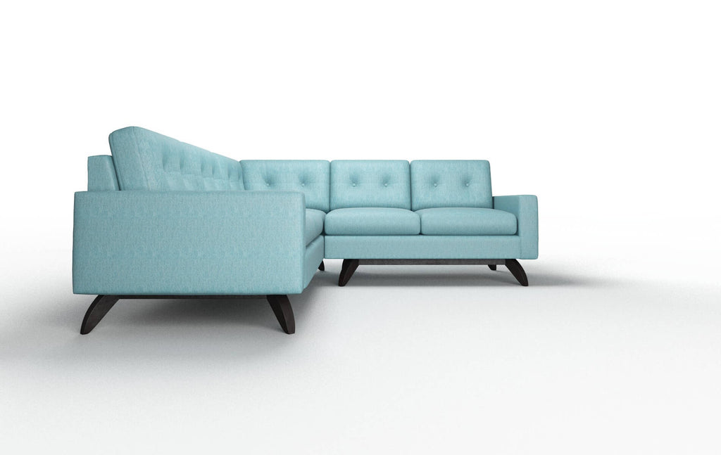 Muse Sectional - Cosmo Turquoise