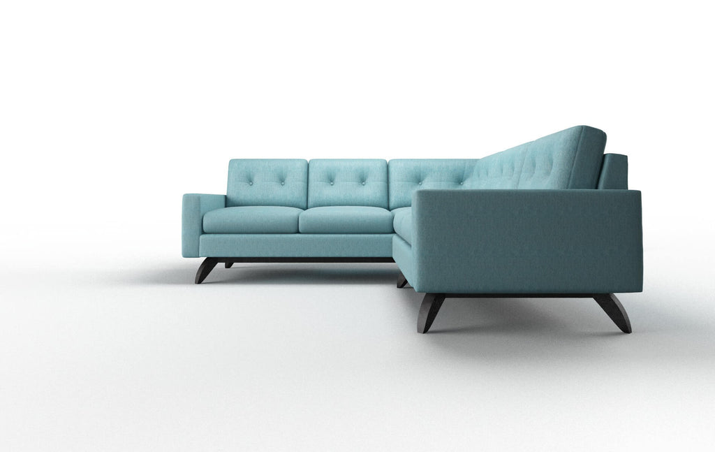 Muse Sectional - Cosmo Turquoise