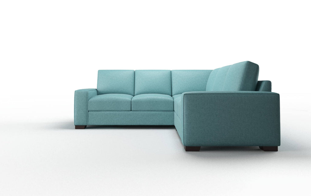 Modena Sectional - Parker Turquoise
