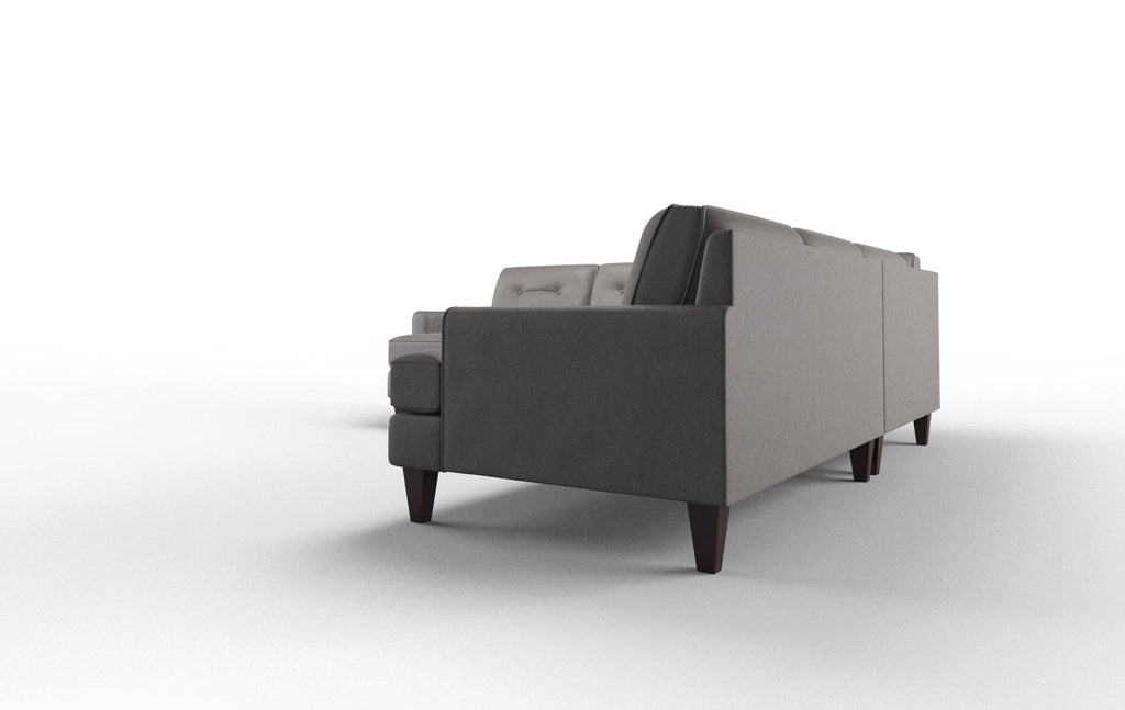 Nile Sectional - Cosmo Charcoal