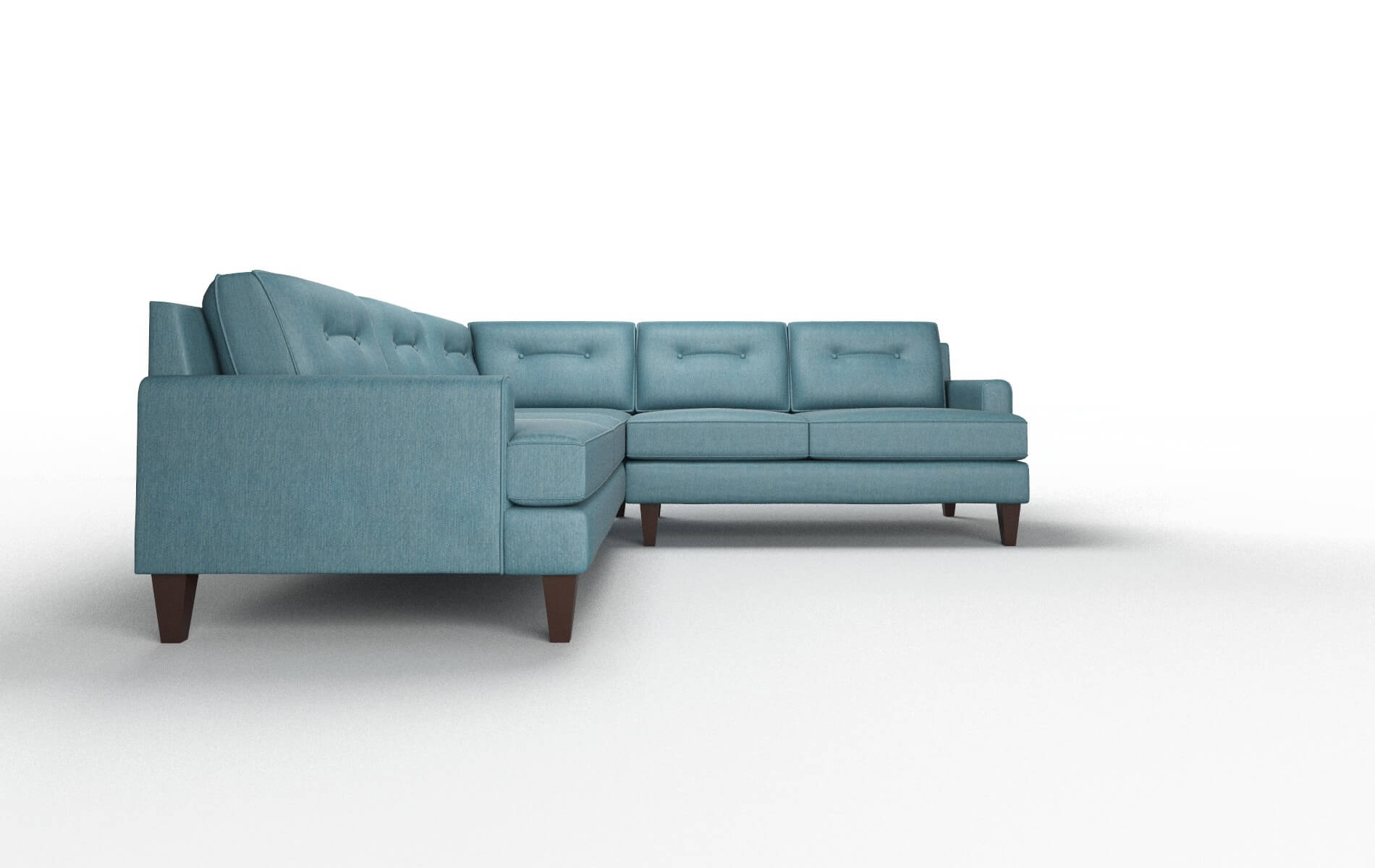 Nile Sectional - Cosmo Teal
