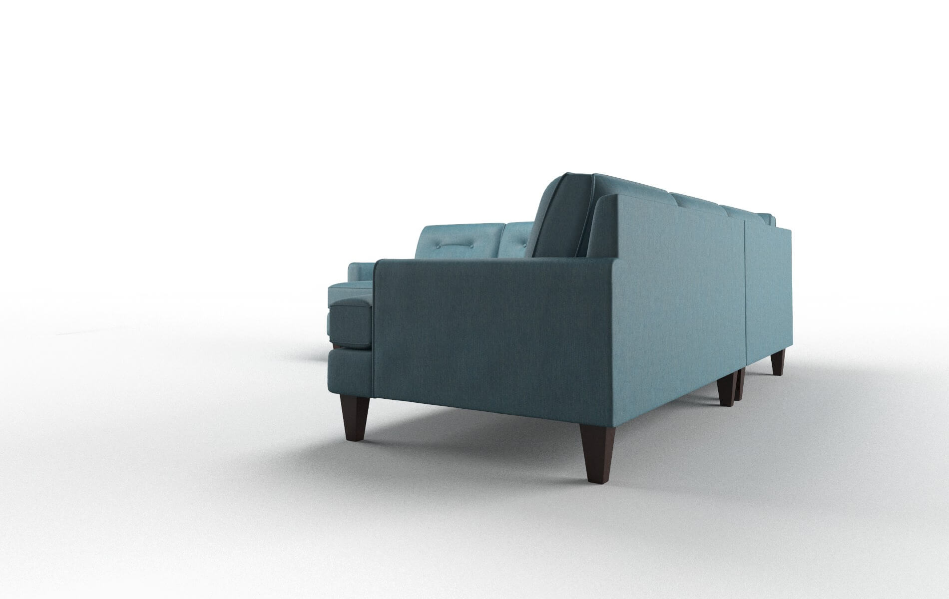 Nile Sectional - Cosmo Teal