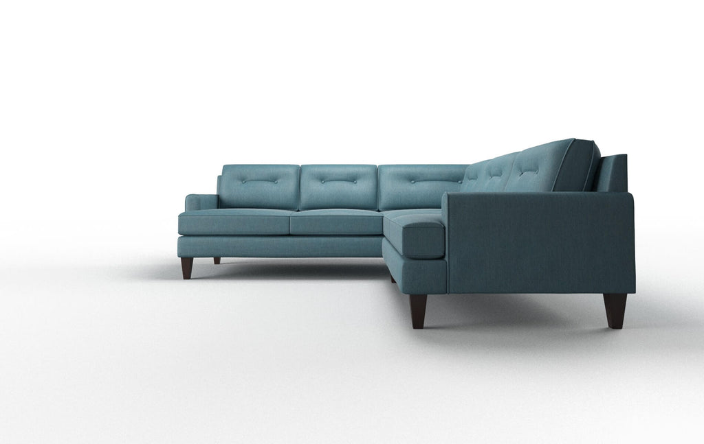 Nile Sectional - Cosmo Teal