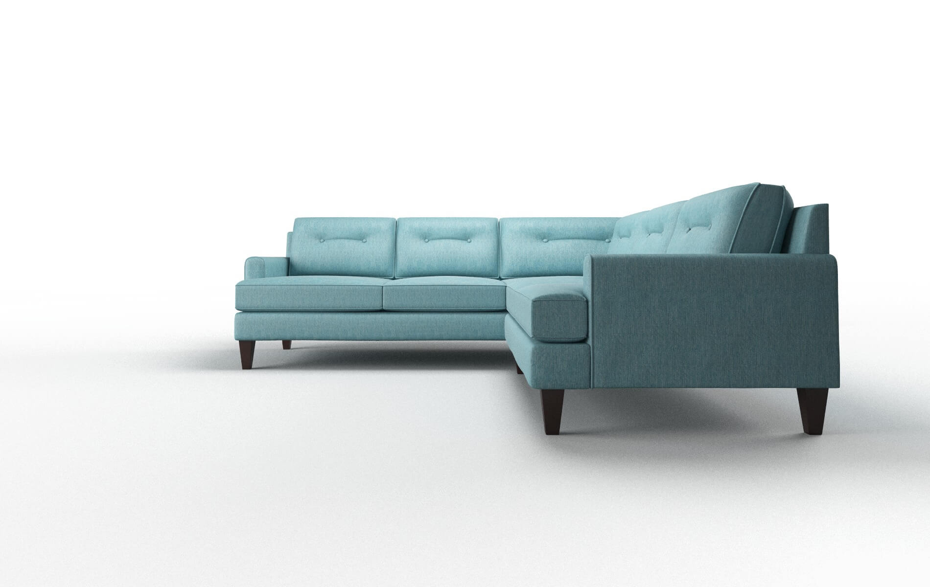 Nile Sectional - Cosmo Turquoise