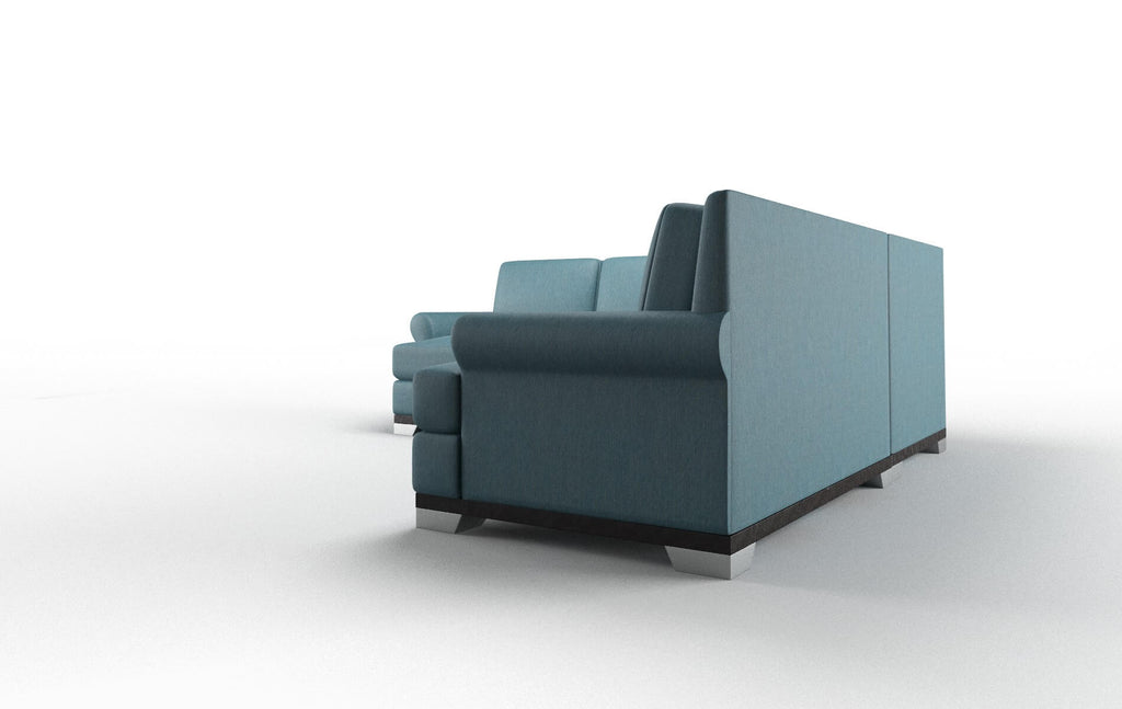 Northshore Sectional - Cosmo Teal