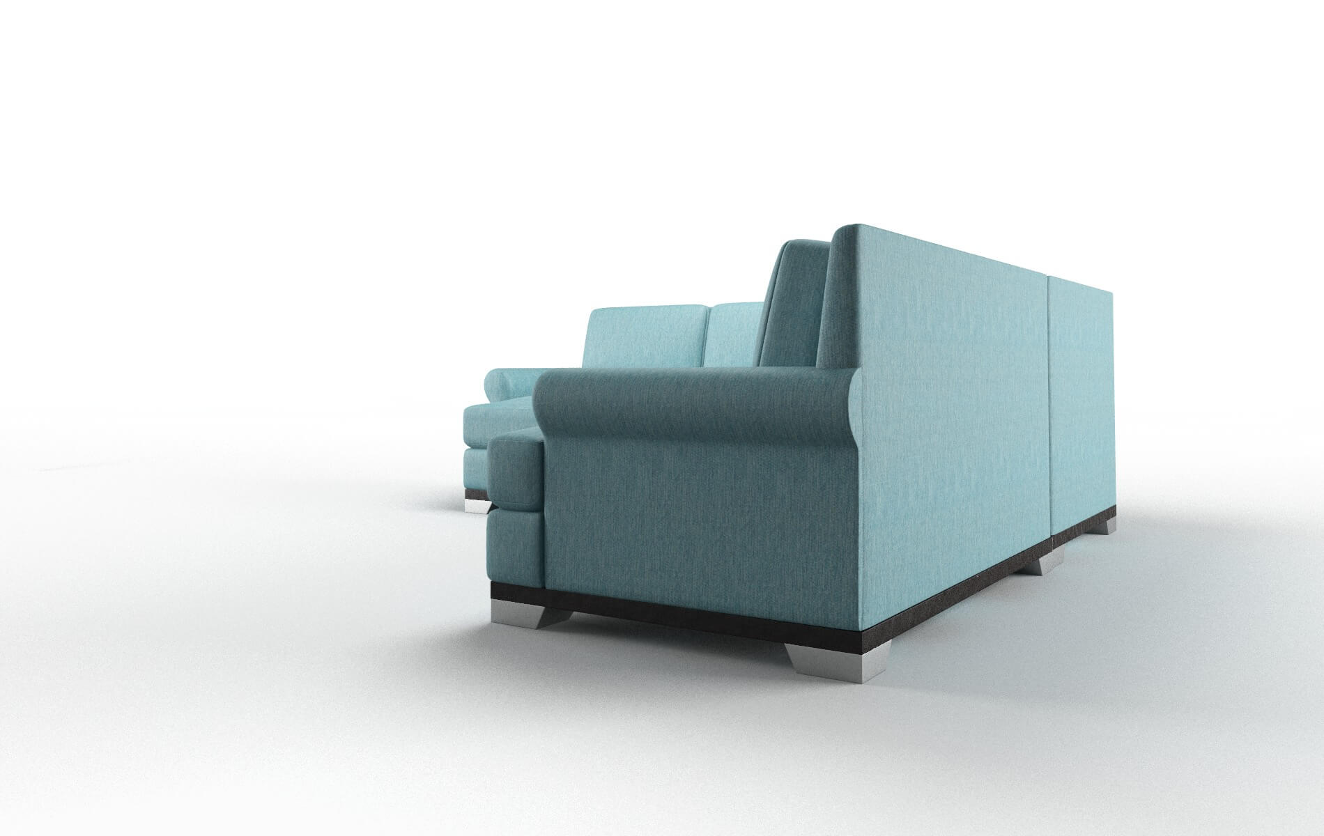 Northshore Sectional - Cosmo Turquoise