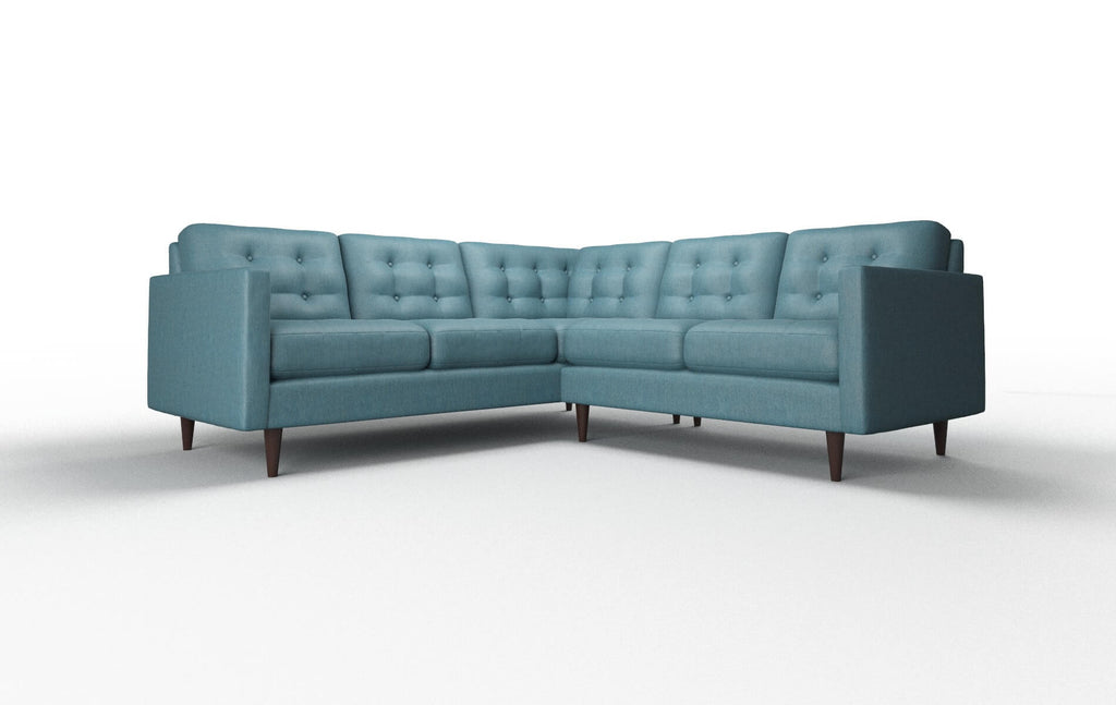 Oliver Sectional - Cosmo Teal