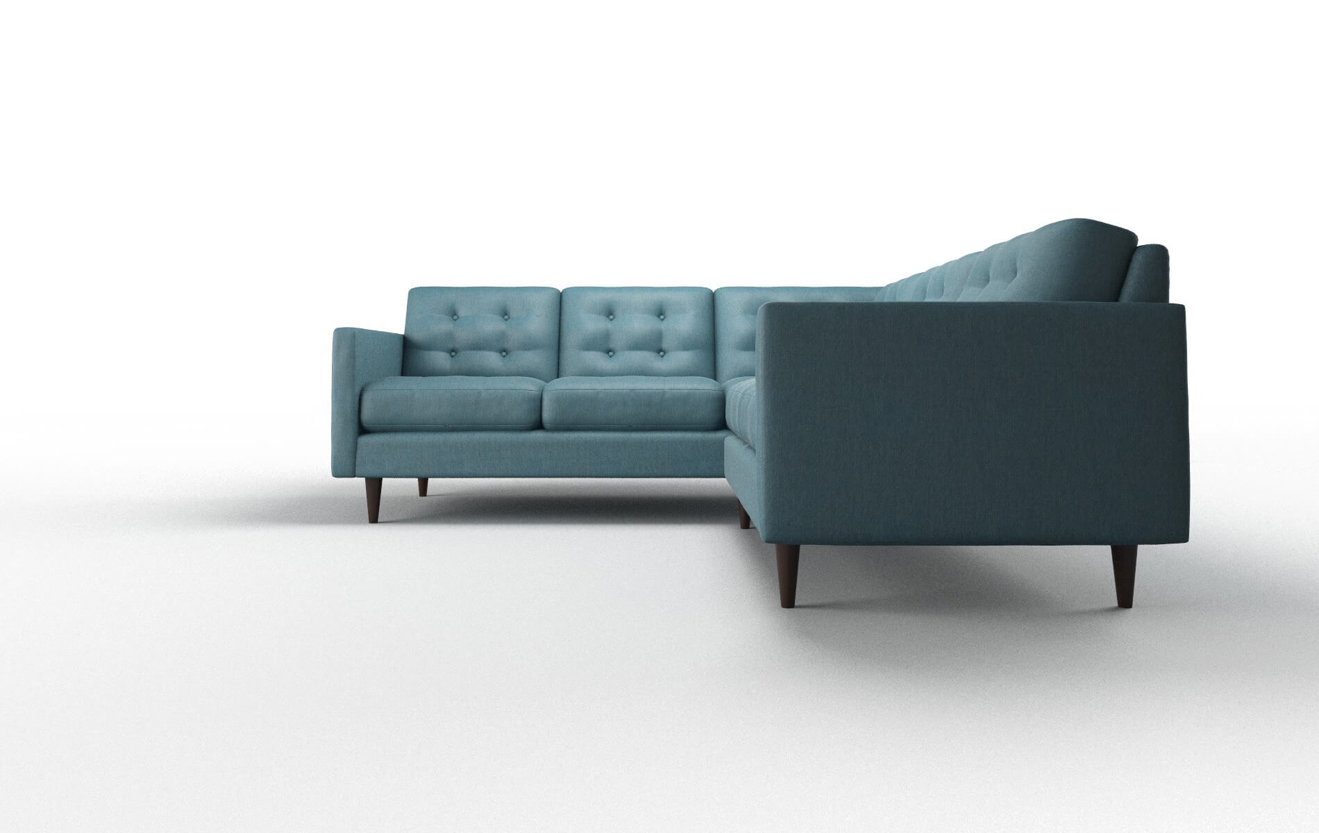 Oliver Sectional - Cosmo Teal
