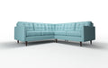 Oliver Sectional - Cosmo Turquoise