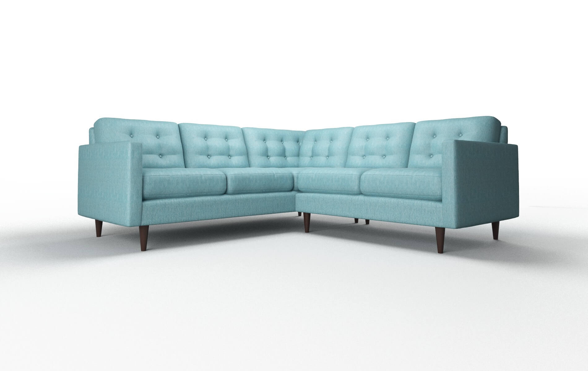 Oliver Sectional - Cosmo Turquoise