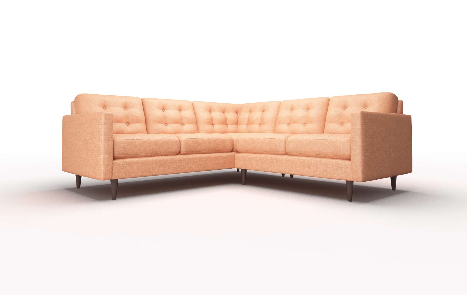 Oliver Sectional - Durham Tangerine
