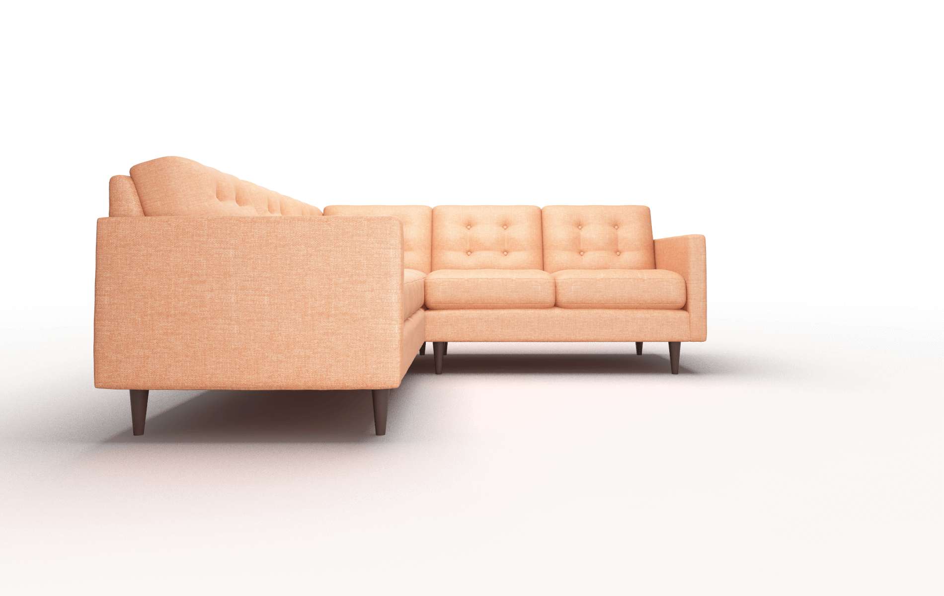 Oliver Sectional - Hepburn Appricot