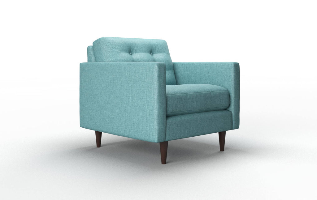 Oliver Chair - Parker Turquoise
