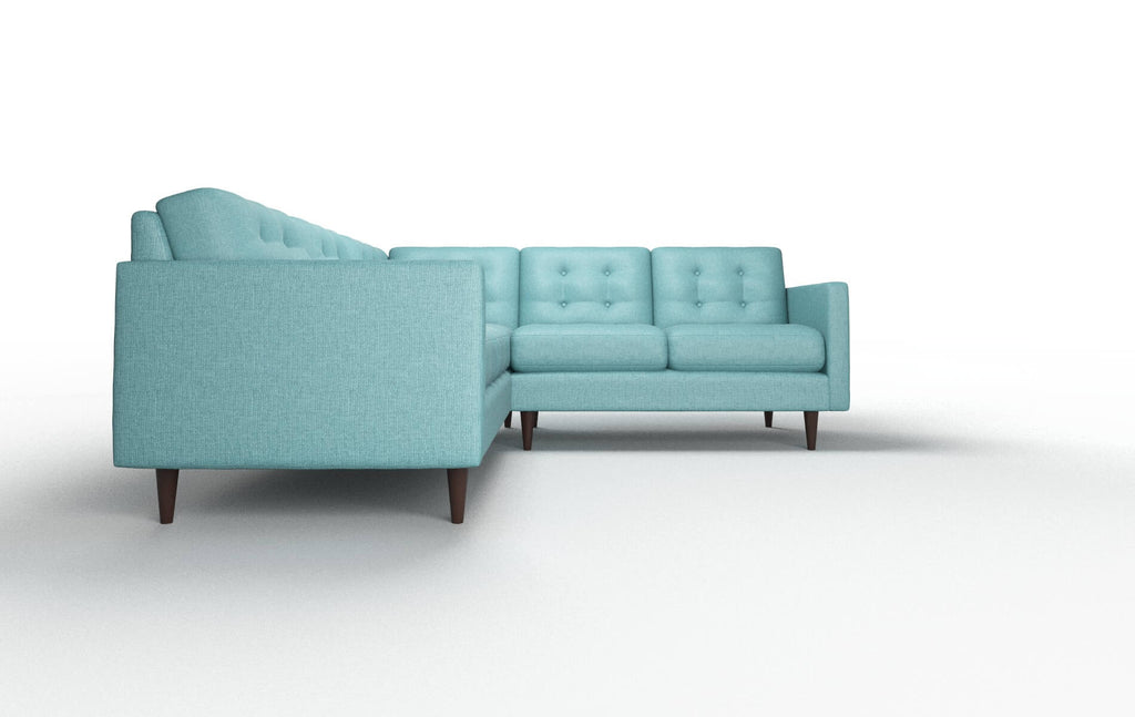 Oliver Sectional - Parker Turquoise