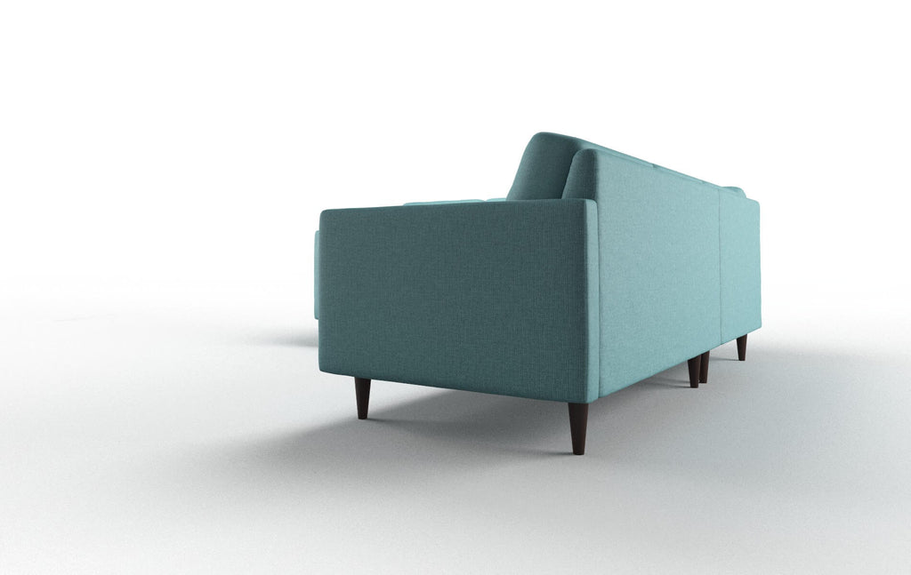 Oliver Sectional - Parker Turquoise