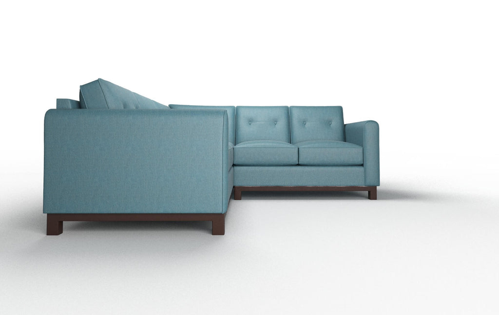Rochester Sectional - Cosmo Teal