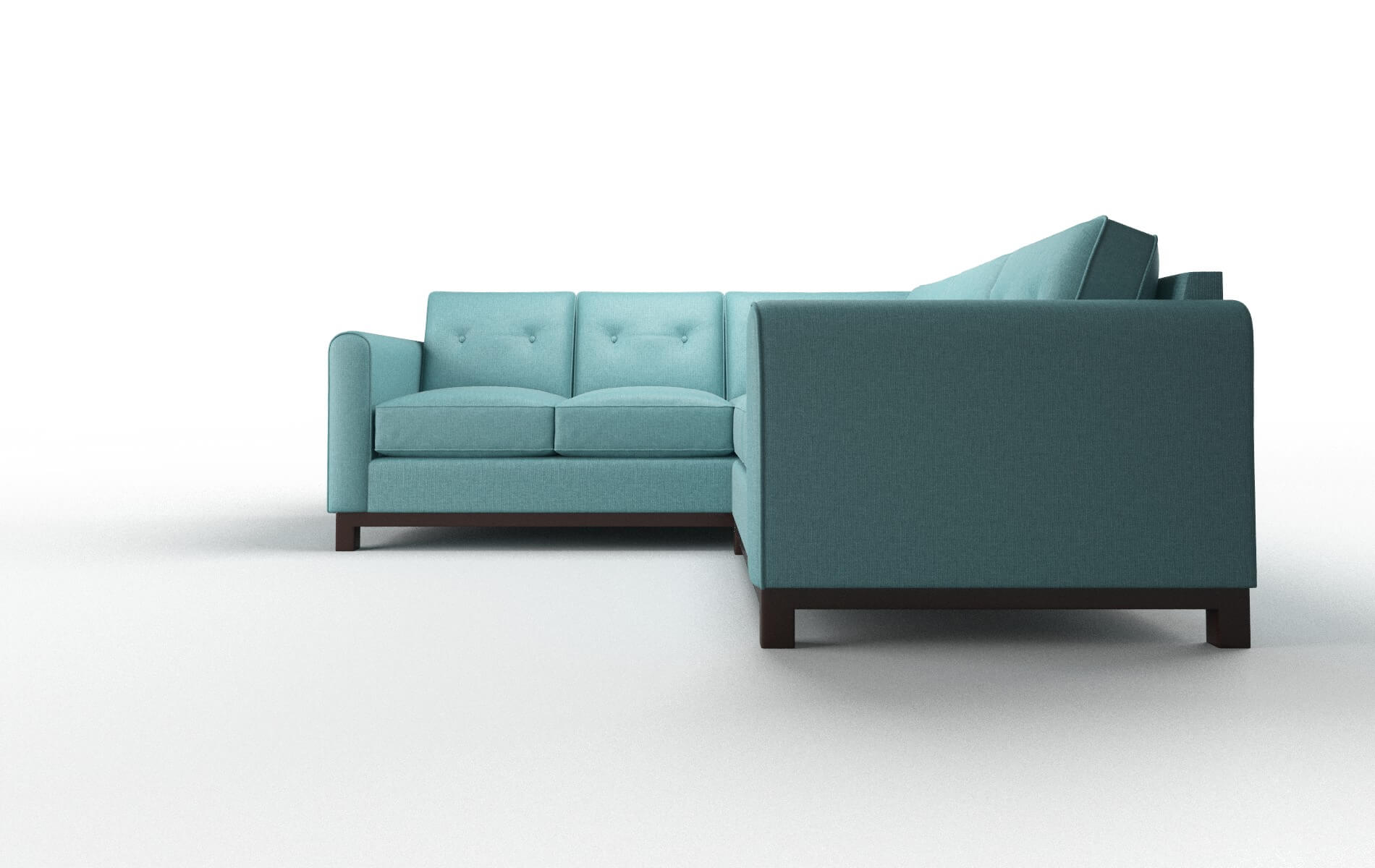 Rochester Sectional - Parker Turquoise