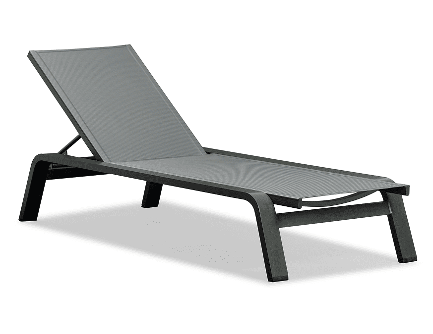 So Chic Chaise Lounge - Ebony