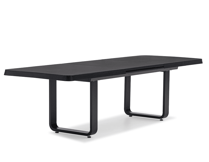 So Chic 7 Pce Extension Dining Table Set - Ebony